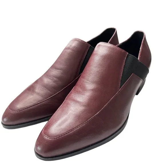 Naturalizer Womens Boulder Shooties Pointed Toe Ankle Boot Burgundy Size 8.5 EUC