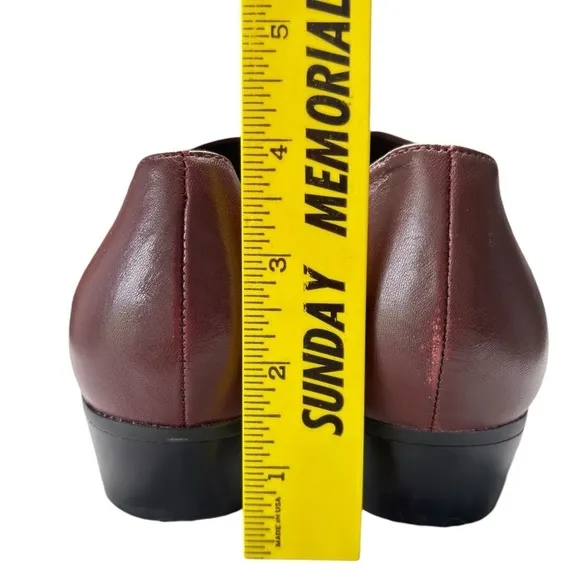 Naturalizer Womens Boulder Shooties Pointed Toe Ankle Boot Burgundy Size 8.5 EUC