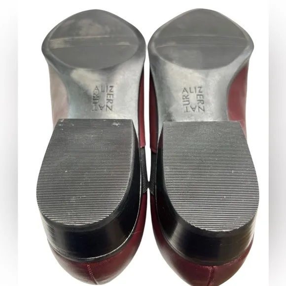 Naturalizer Womens Boulder Shooties Pointed Toe Ankle Boot Burgundy Size 8.5 EUC