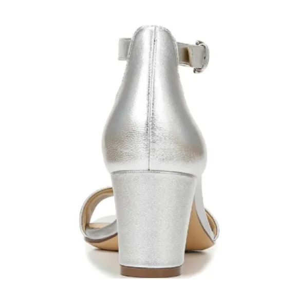 Naturalizer Women's Vera Dress Sandal Silver (WIDE)