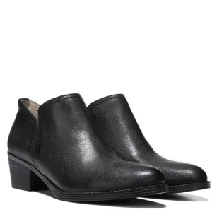 Naturalizer Zarie In Black Leather Boots (WIDE)