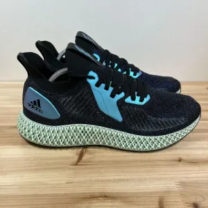 NEW Adidas AlphaEdge 4D running shoes Mens 10.5 Core black blue