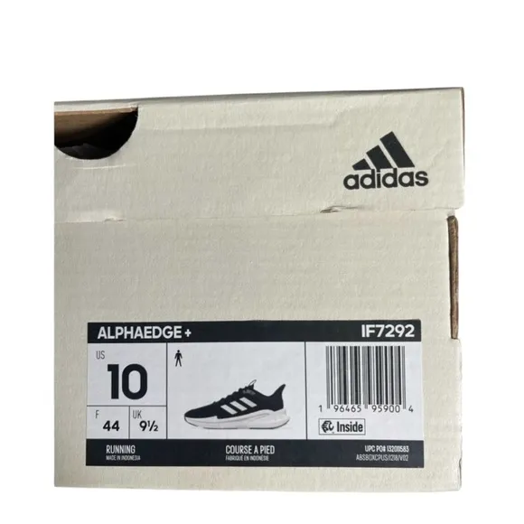 New Adidas shoes size 10 men’s Alpha Edge Men’s Athletic Running Shoes 1F7292