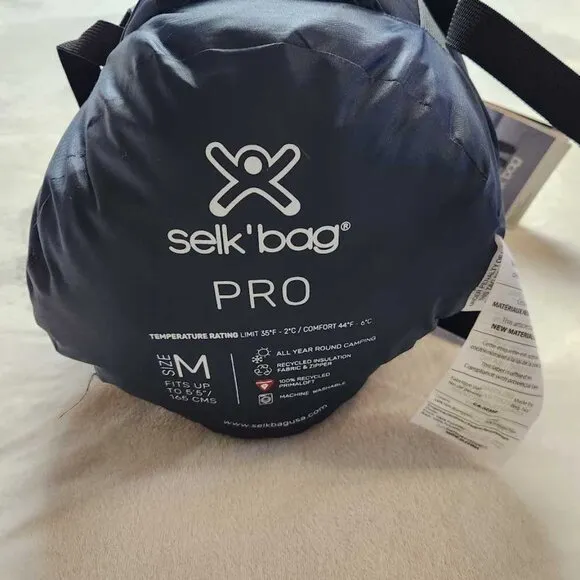 New Adult M Selk'Bag Pro wearable sleeping bag in Navy
