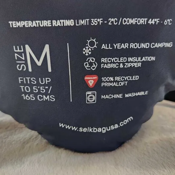 New Adult M Selk'Bag Pro wearable sleeping bag in Navy