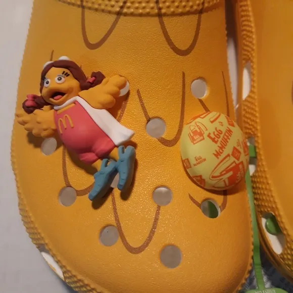 (New) Adult McDonald's Crocs Clogs (M9/W11)