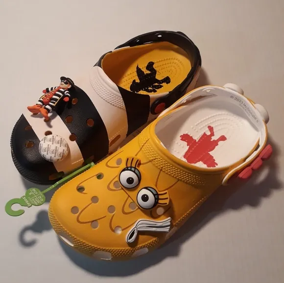 (New) Adult McDonald's Crocs Clogs Mix Set (M9/W11)