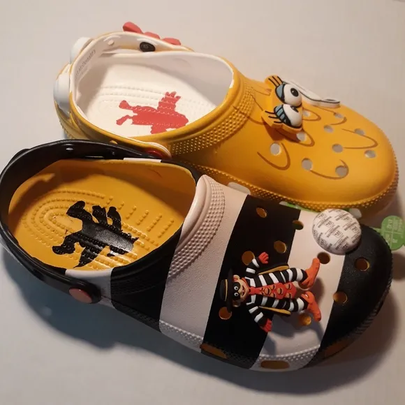 (New) Adult McDonald's Crocs Clogs Mix Set (M9/W11)
