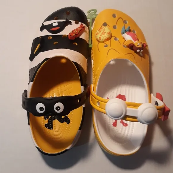 (New) Adult McDonald's Crocs Clogs Mixed Set (M8/W10) (M9/W11)