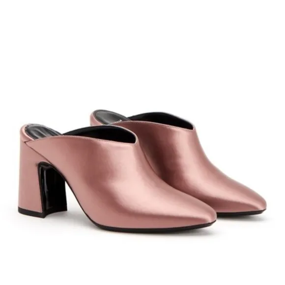 NEW AQUATALIA Natalya Satin Mule $395