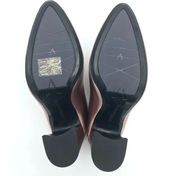 NEW AQUATALIA Natalya Satin Mule $395