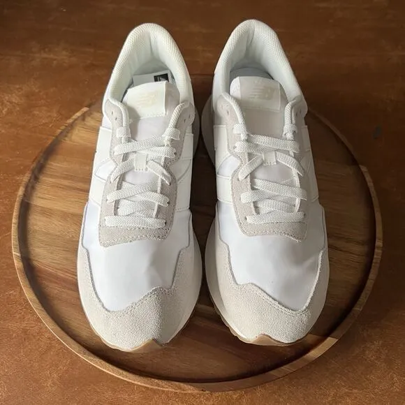 New Balance 237 Suede Cream Sneaker Shoes Nimbus Cloud White Womens 11.5 Mens 10