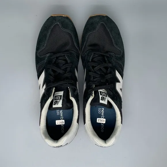 New Balance 520 Phantom Black Running Shoes U520AG Men's Sz 11