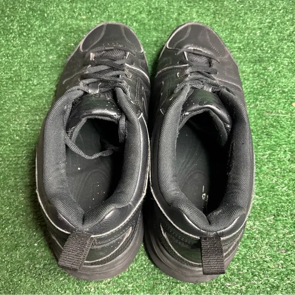 New Balance 608 v5 Slip Resistant Shoes Mens Extra Wide 12 4E Black Leather