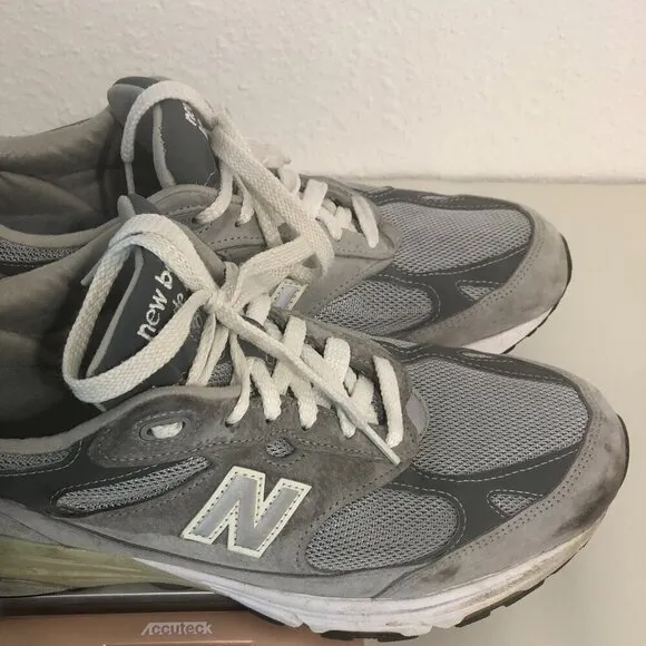 NEW BALANCE 993 Made In USA Sneakers Men's Size 12 Gray Running Shoes