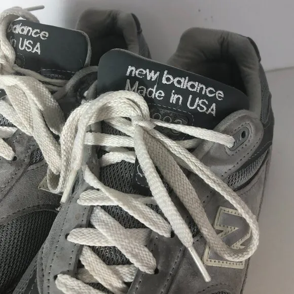 NEW BALANCE 993 Made In USA Sneakers Men's Size 12 Gray Running Shoes