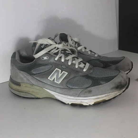 NEW BALANCE 993 Made In USA Sneakers Men's Size 12 Gray Running Shoes