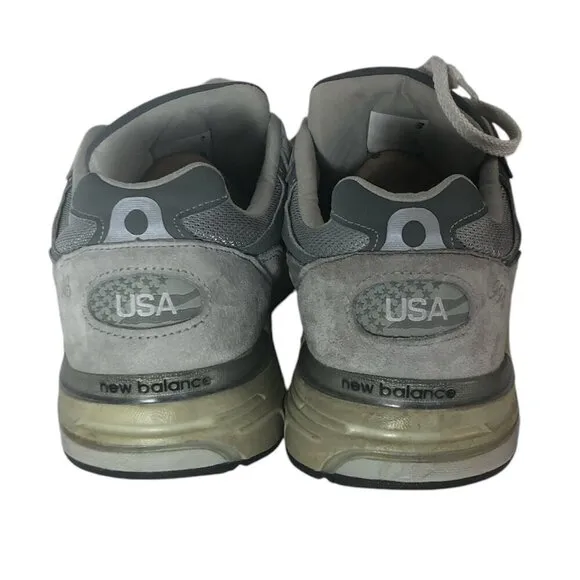 NEW BALANCE 993 Made In USA Sneakers Men's Size 12 Gray Running Shoes