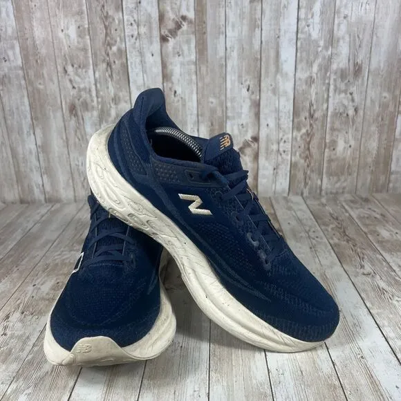 New Balance Fresh Foam 1080 Men's 11  Running Shoes Navy Blue Comfort‎ Sneakers