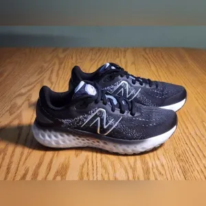 New Balance Fresh Foam Black Running Workout Gym Shoes Womens Size 7