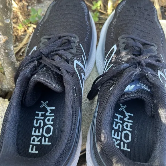 New Balance Fresh Foam X 1080 V12 Running Shoes Men's 10.5 2E Wide Black Thunder