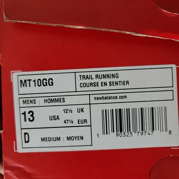 New Balance Minimus Trail Running Sneakers MT10