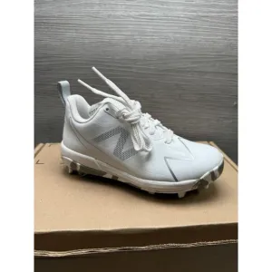 New Balance Youth Baseball Shoes Sz 1 M White Cleats
