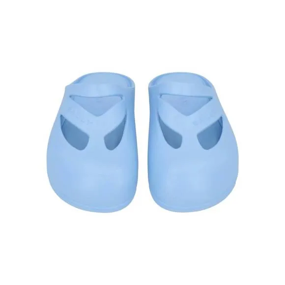 NEW BALLY women's gimon logo-embossed rubber clogs in new nice