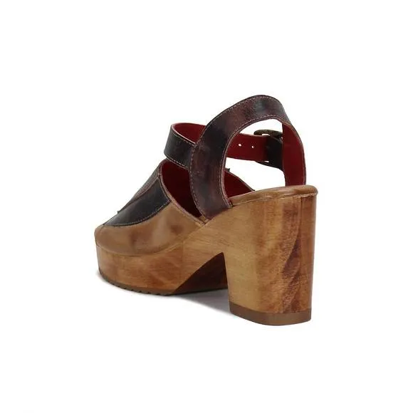 NEW BEDSTU women's jetsetter clogs in cold brew rustic