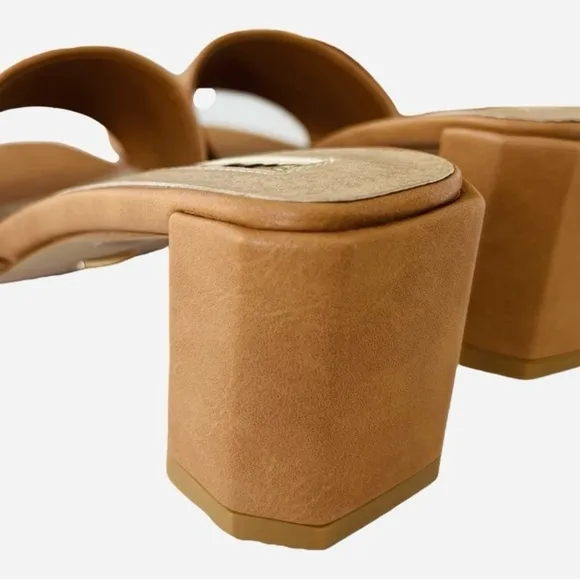 NEW! Billini Sandal Heels, “Lennox”, 90s style, Block Heel, Sugar Brown​​​