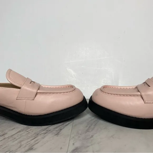 New! BP Anikka Pink Faux Leather Loafer Mule 11M