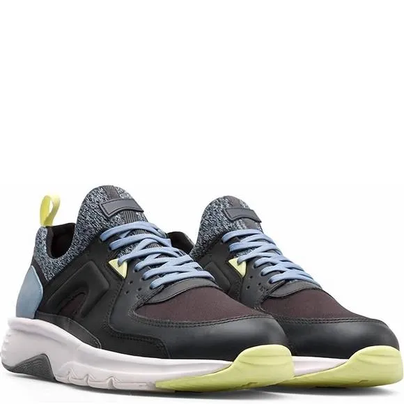 NEW CAMPER men's drift sneakers shoes in softh.glom,mila.negro/kit blan