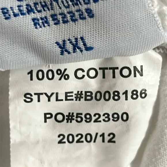 New Crazy Shirts Men’s Casual White Twill Cotton Everyday Pant