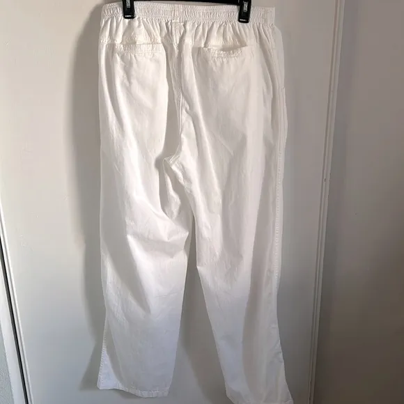 New Crazy Shirts Men’s Casual White Twill Cotton Everyday Pant