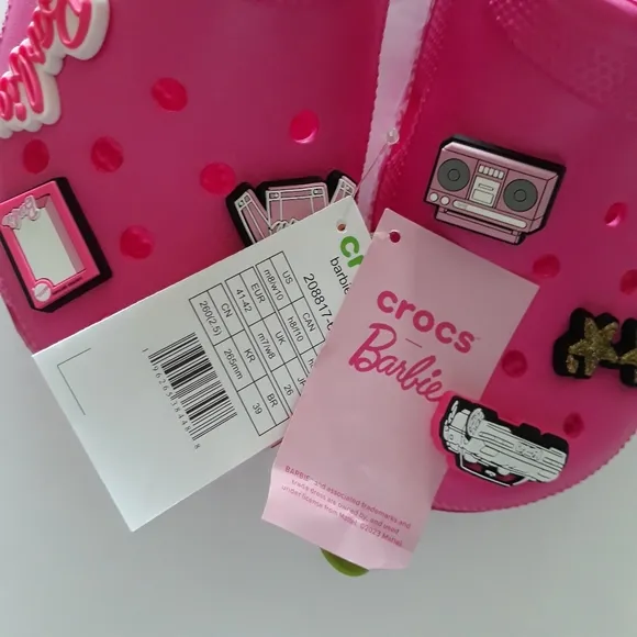 (New) Crocs Barbie Clogs (W10/M8)