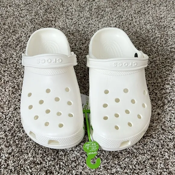 New Crocs Classic Clog Color: White Size: M7/W9