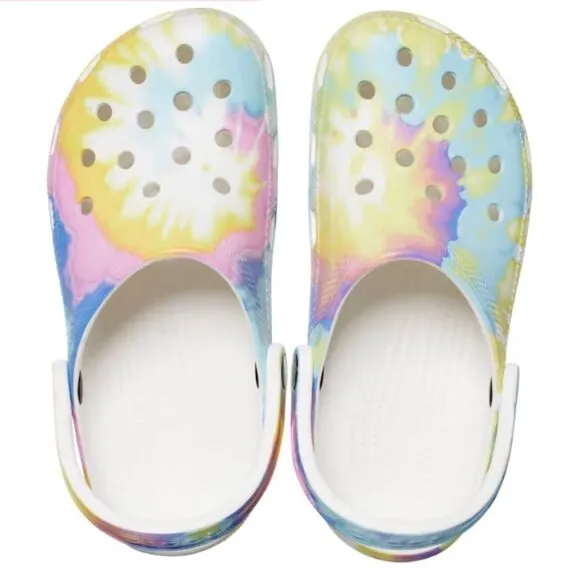 New Crocs CLASSIC TIE-DYE GRAPHIC CLOG