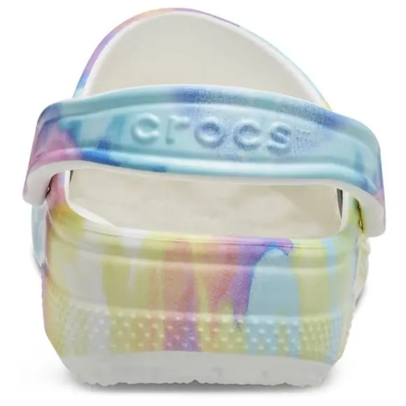 New Crocs CLASSIC TIE-DYE GRAPHIC CLOG