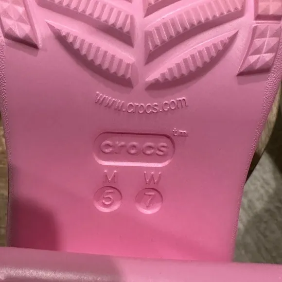 NEW ⭐️⭐️ CROCS SIREN Pink BOW CLOGS 210000 Platform Shoes Iconic Comfort Sz 7