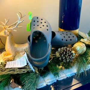 New Crocs Unisex Classic Clog Slate Grey Mens Size 9 / Women’s 11