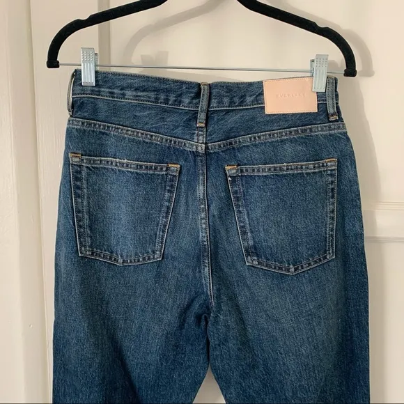 New Everlane The 90s cheeky high rise jeans in Vintage dark wash Size 26