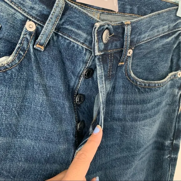New Everlane The 90s cheeky high rise jeans in Vintage dark wash Size 26
