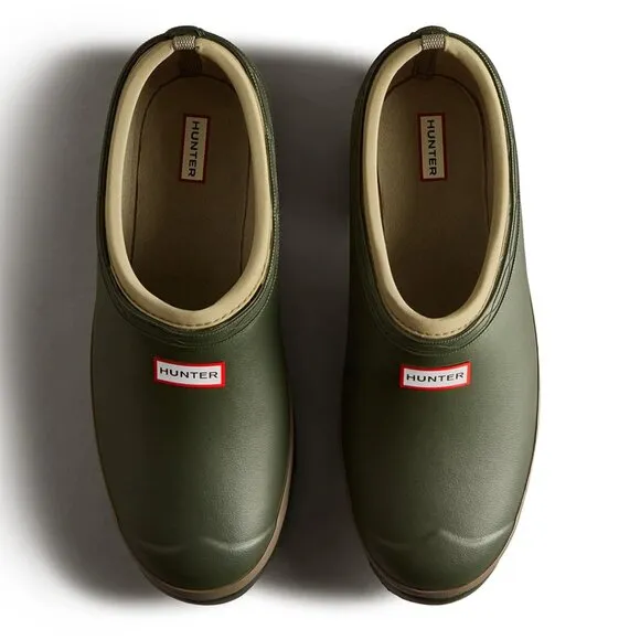 NEW HUNTER Men's Gardener Neo Clogs Dark Olive 126mn