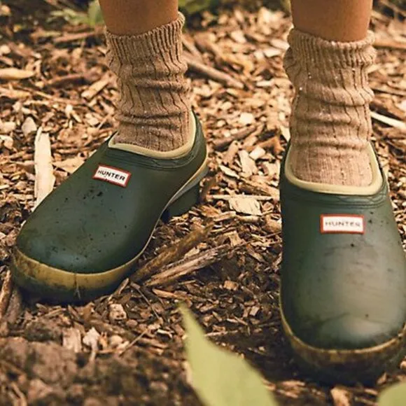 NEW HUNTER Men's Gardener Neo Clogs Dark Olive 126mn