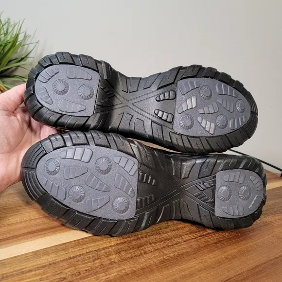 NEW Hyper Black Comfy Memory Foam Slip On Sneakers Size 9