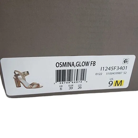 NEW IN BOX- Franco Sarto- Metallic Pink Osmina Slingback Heels, Size 9