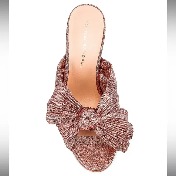 New In Box Loeffler Randall Penny Knot Mules