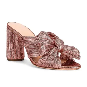 New In Box Loeffler Randall Penny Knot Mules