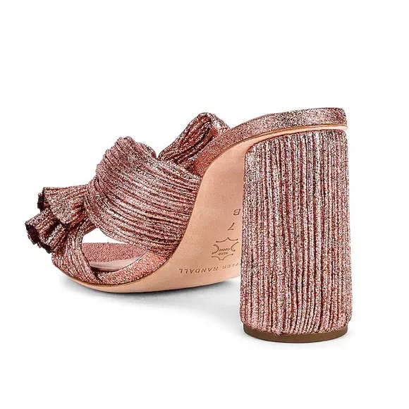 New In Box Loeffler Randall Penny Knot Mules