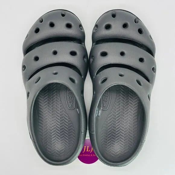 NEW KEEN Women's Yogui Slip On Comfort Clogs Magnet/Black 1026246 Size 9